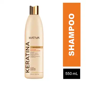 Tottus Shampoo kativa keratina 550 ml oferta
