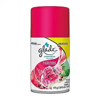 Tottus Glade automático repuesto alegría floral y frutos rojos oferta