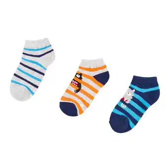 Tottus Medias pack x 3 taloneras niño 31-33 oferta