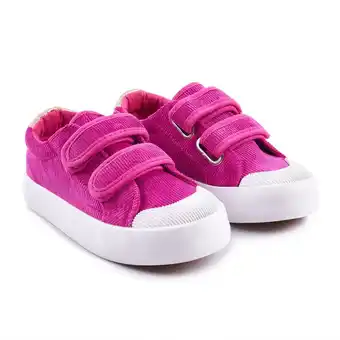 Tottus Zapatilla casual corduroy niña 27 magenta oferta