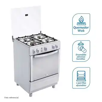 Metro Coldex cocina a gas cx641 4 hornillas oferta
