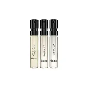 Ésika Kit de muestras perfumes red power, magnat y vibranza oferta