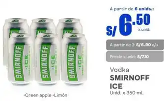 Makro Vodka Smirnoff Ice 350ml oferta