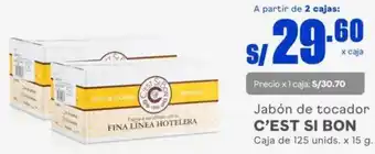 Makro Jabón de Tocador C'Est Si Bon 125unids x 15g oferta