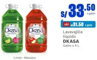Makro Lavavajilla Líquida DKASA 4L oferta