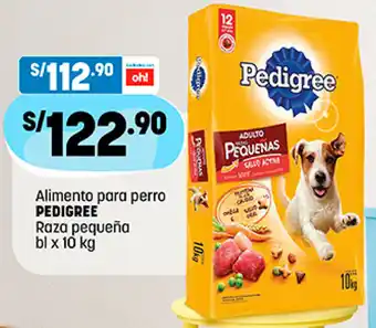 Plaza Vea Alimento para Perro Pedigree 10kg oferta