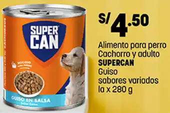 Alimento para Perro Cachorro y Adulto Supercan 280g