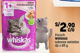 Plaza Vea Pouch Whiskas 85g oferta