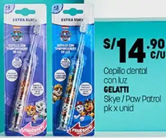 Plaza Vea Cepillo Dental con Luz Gelatti oferta