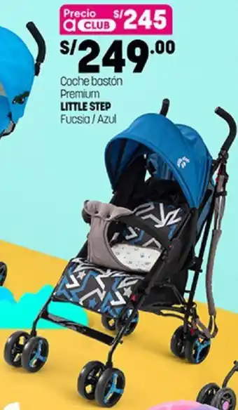 Plaza Vea Coche Bastón Premium Little Step oferta