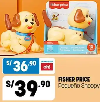 Plaza Vea Fisher Price Pequeño Snoopy oferta