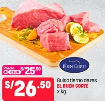 Plaza Vea Guiso Tierno de Res El Buen Corte oferta