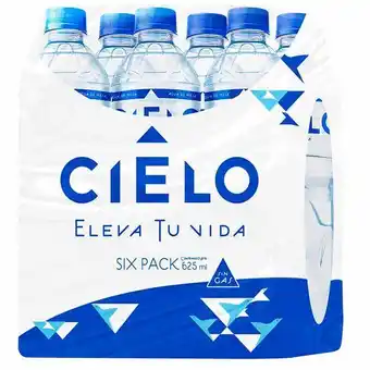 Vivanda Agua sin gas cielo botella 625ml paquete 6un oferta