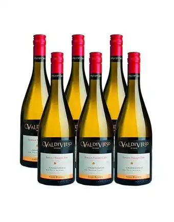 Sumon Licores Vino valdivieso single valley lot chardonnay gran reserva x6 oferta