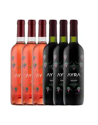 Sumon Licores Vino ayra rose o borgoña x6 sacacorcho oferta