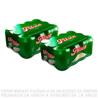 Metro Twelvepack x2 cerveza pilsen callao lata 355ml oferta