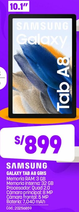 Samsung Galaxy Tab A8 Gris 10,1"
