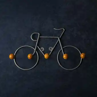 Panorama Hogar Perchero bicicleta gris oferta