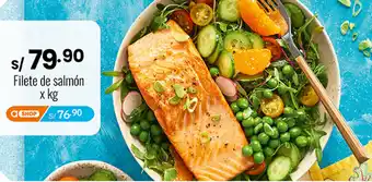 Plaza Vea Filete de Salmón oferta
