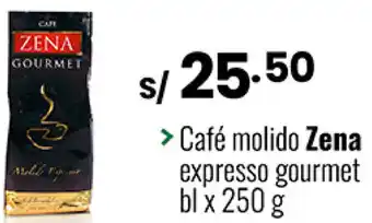 Plaza Vea Café Molido Zena Expresso Gourmet bl x 250g oferta