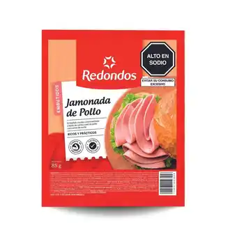 Tottus Jamonada de pollo redondos 85 g oferta