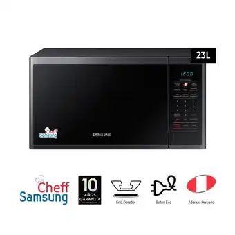 Tottus Microondas 23 lt con grill oferta