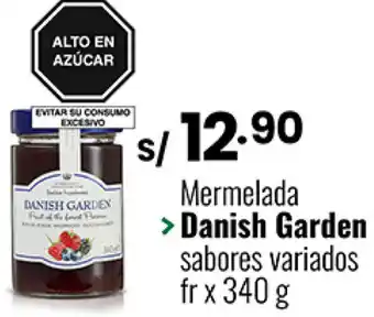 Plaza Vea Mermelada Danish Garden Sabores Variados 340g oferta