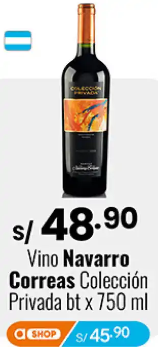 Plaza Vea Vino Navarro Correas 750ml oferta