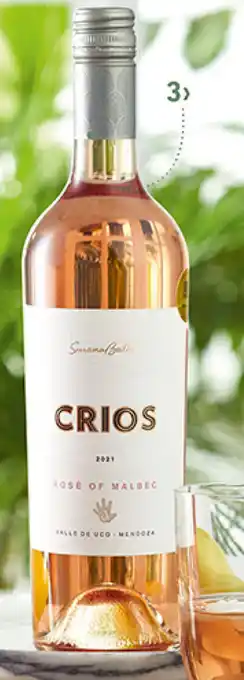 Plaza Vea Vino Crios Blanco/ Rosé/ Tinto 750ml oferta