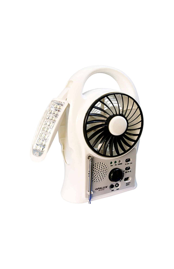 Ventilador 5" con radio y linterna opalux op-3705
