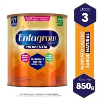 Mifarma Enfagrow premium promental sabor natural - lata 850 g oferta