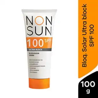 Mifarma Bloqueador solar ultra block spf 100 non sun - tubo 100 gr oferta