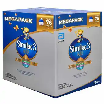 Vivanda Fórmula infantil similac 3 hmo caja 2.1kg oferta