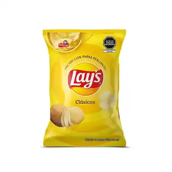 Tottus Papas lays clásicas 70 g oferta