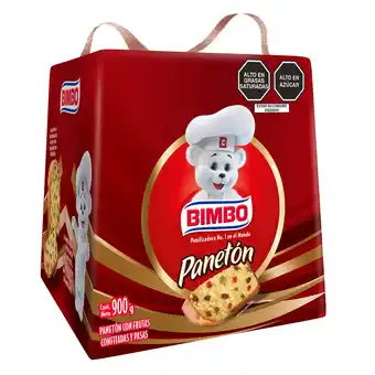 Tottus Panetón caja bimbo 900 g oferta