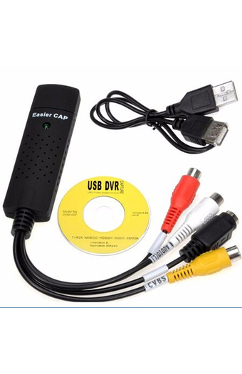 Capturadora de video usb 2.0 easycap vhs