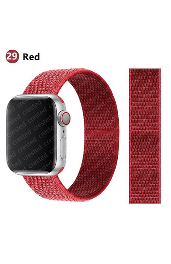 Correa nylon c - watch 42/44/45 mm rojo