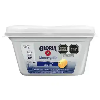 Metro Mantequilla con sal gloria 390g oferta