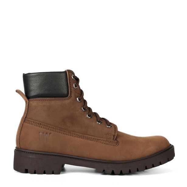 Bata Weinbrenner botines casuales para hombre marron oferta