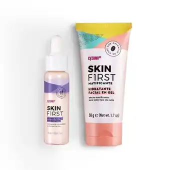 Cyzone Set rutina de hidratación skin first oferta