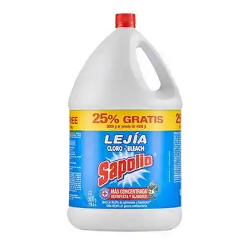 Metro Lejía tradicional sapolio galonera 5 kg oferta