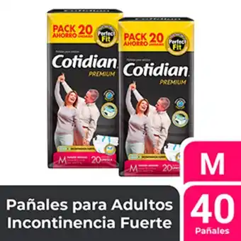 Mifarma Pack pañales para adulto cotidian premium talla m oferta