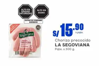 Makro La Segoviana Chorizo Precocido oferta