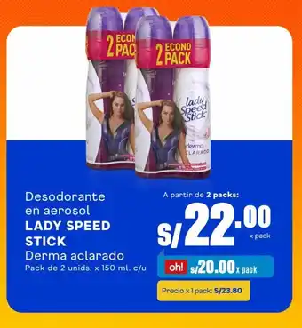 Makro Lady Speed Stick Desodorante oferta