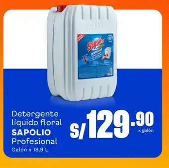 Makro Sapolio Detergente Liquido Floral 18.9L oferta