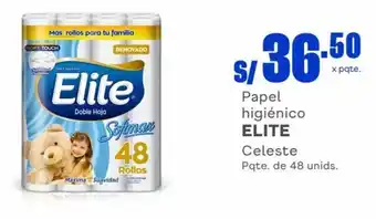 Makro Elite Papel Higiénico Celeste oferta