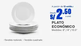 Makro Plato Económico oferta