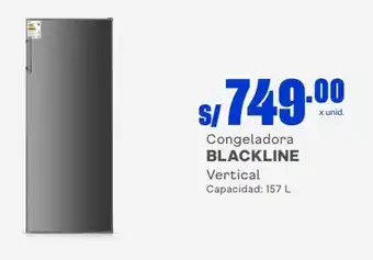 Makro Blackline Congeladora 157L oferta