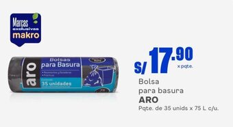 Makro Aro Bolsa para basura oferta
