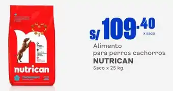 Makro Nutrican Alimento para perros cachorros 25kg oferta